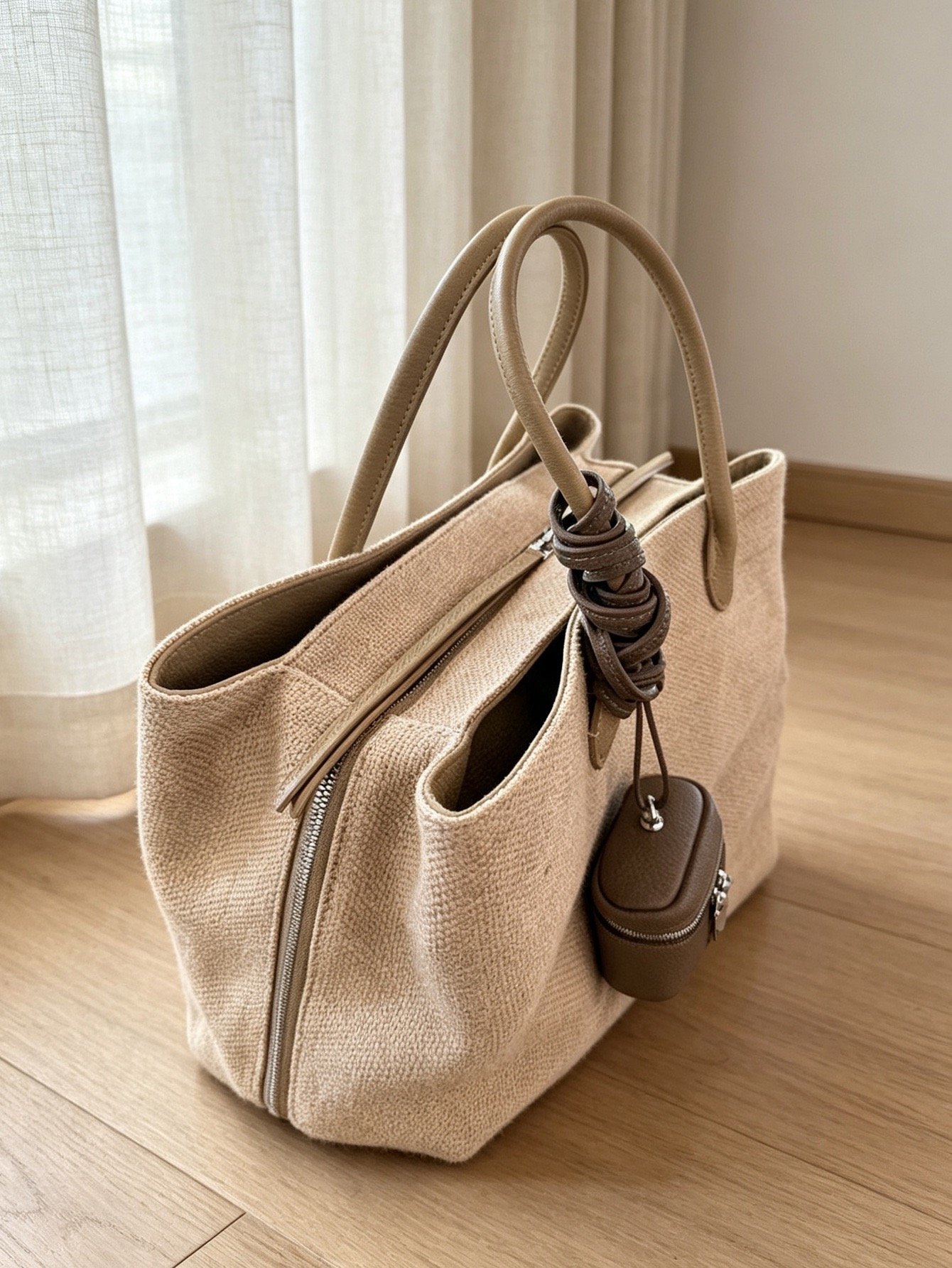 Tote Niche - Large (39 x 20 x 25) - Premium Canvas Synthetic Leather - Foto 3
